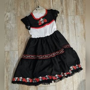 Day of the Dead costume girls size large